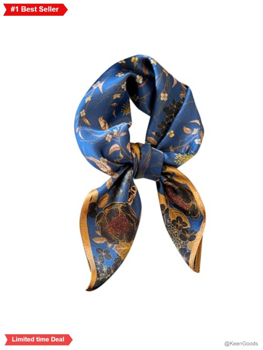 100% Mulberry Silk Square Scarf 26x26 Headscarf Hair Wrap Neckerchief